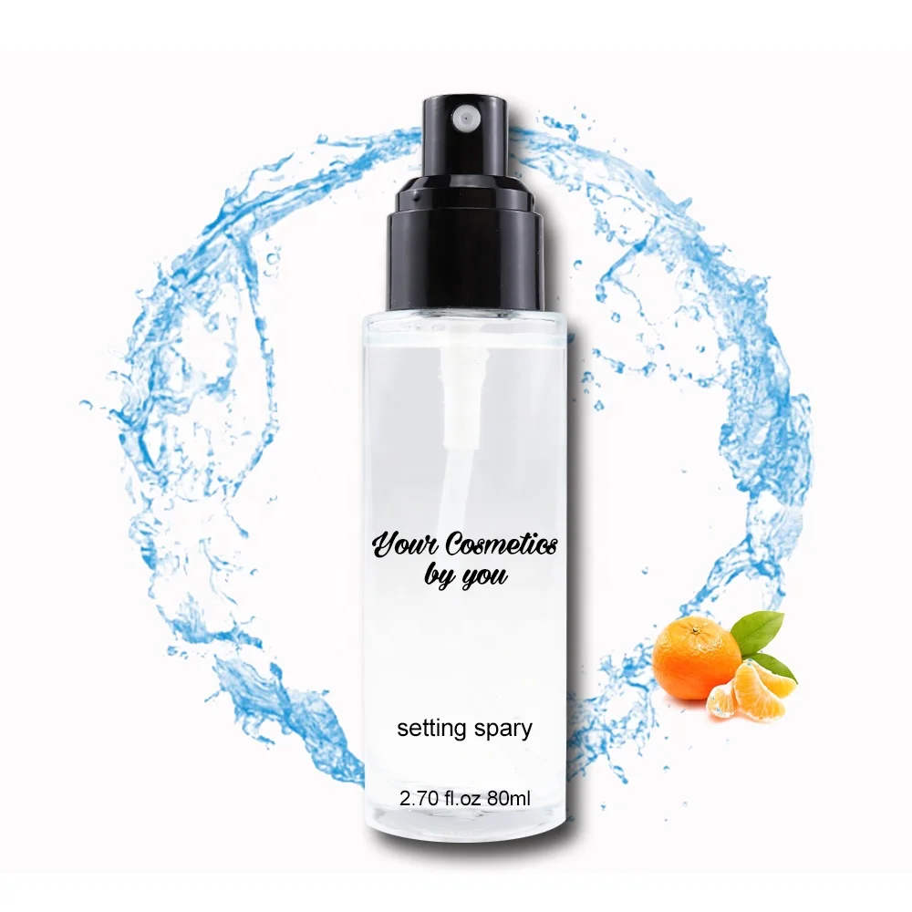 

OEM Face Make-up Fixer spray 80ml Moisturizing Oil control Lightweight Microfine mist Makeup Setting Spray