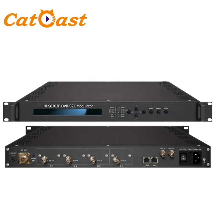 

KU band digital tv broadcasting Modulator DVB-S2 DVB-S2X RF Modulator