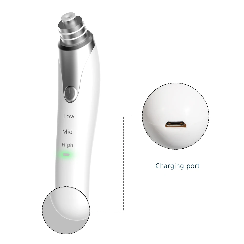 

Best Skin Tool Facial Extractor Removal Beauty Personal Care Deep Nose Acne Face Remover Vacuum Pore Electric Blackhead Cleaner