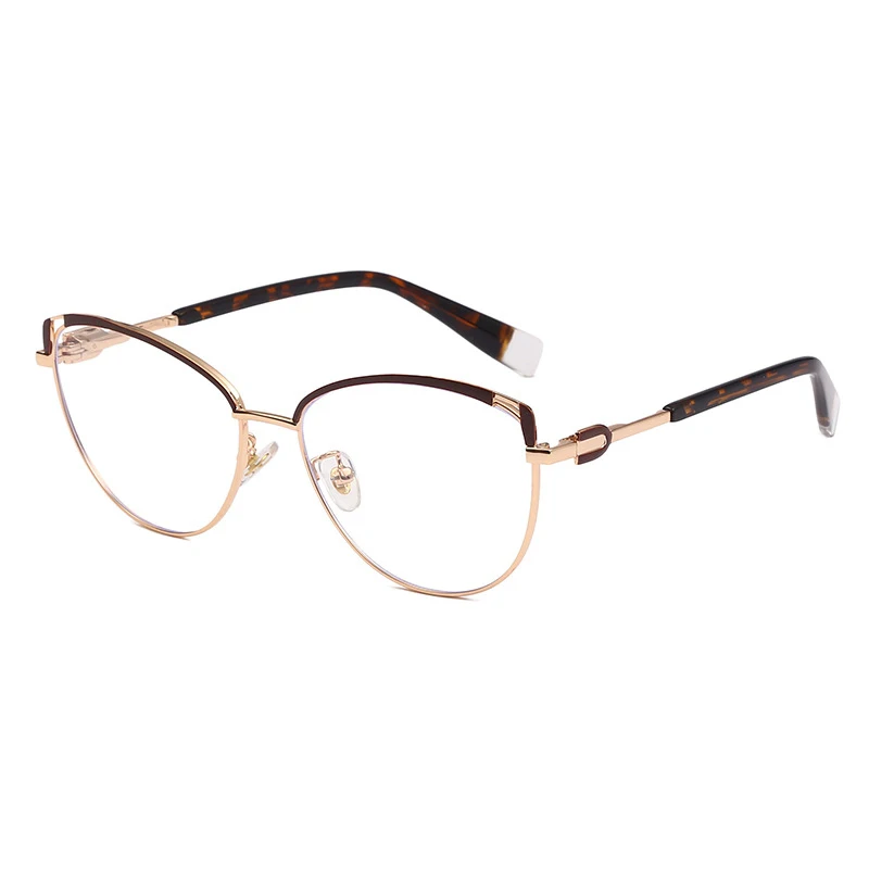 

LBAshades Fashion Personalized Anti Blue Glasses Two Tone Metal Frame Optical Eyewear Computer Anti Radiation