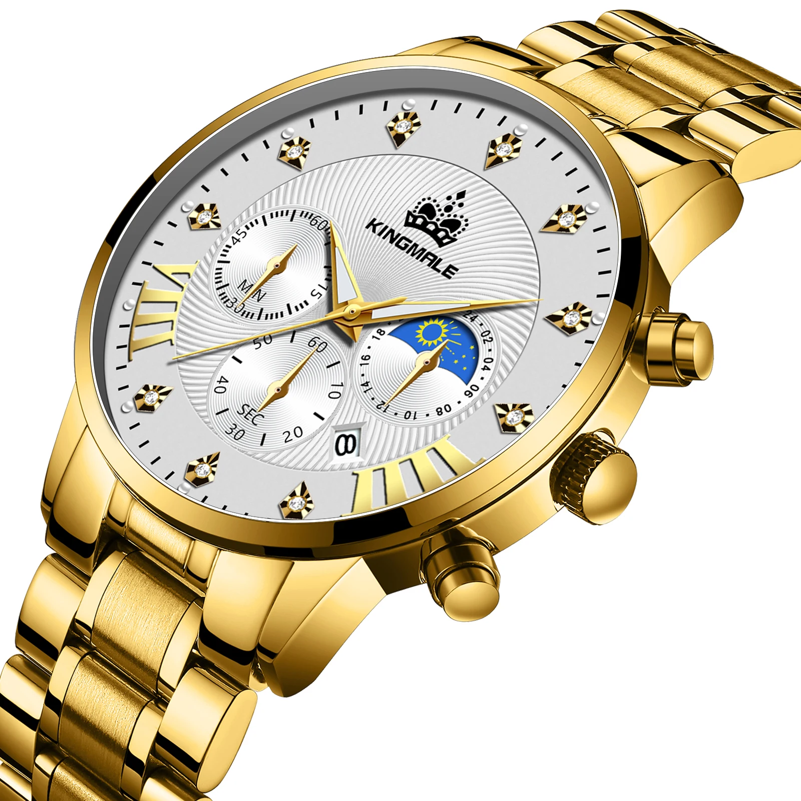 

Watches fashion 2019 mens wrist watches luxury Luminous Complete calendar relojes al por mayor Digital Analog Watches Men, Multi colors