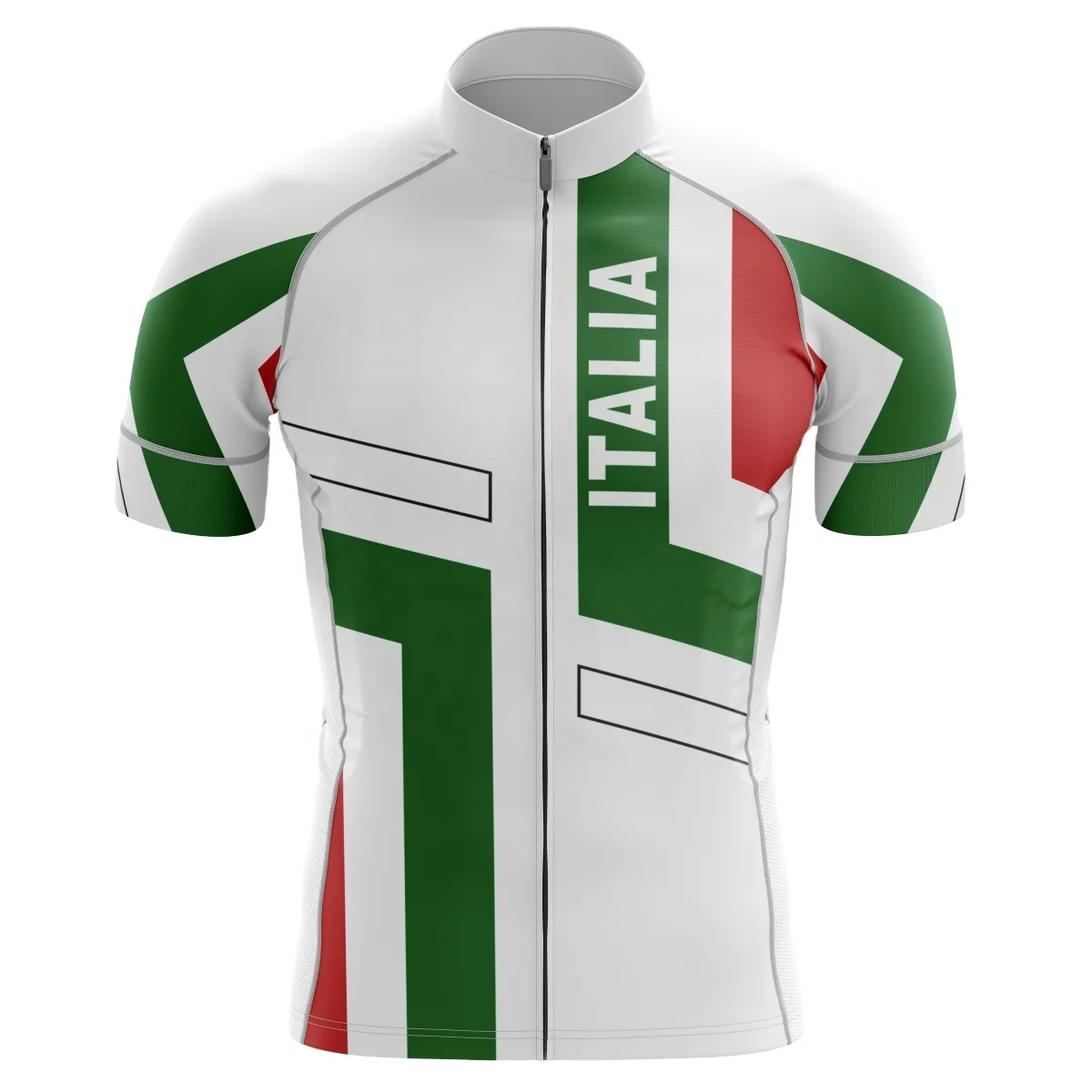 

HIRBGOD TYZ-677-01 Italy Cycling Jersey Men Cycling Clothing Short Sleeve Bike Jersey National Flag Cycling Wear