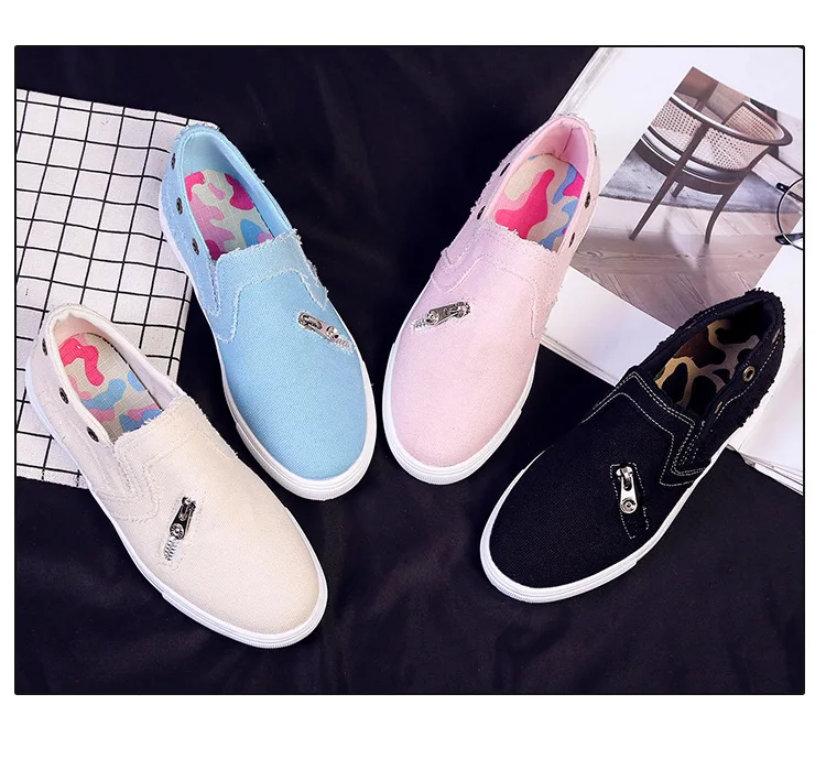 

2020 hot models Flat canvas casual shoes -5345, 4 colors