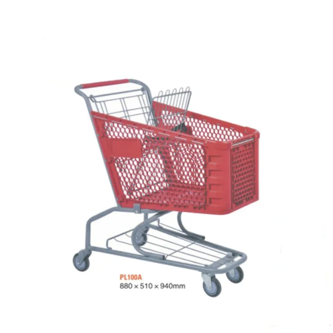 shopping trolley with baby seat