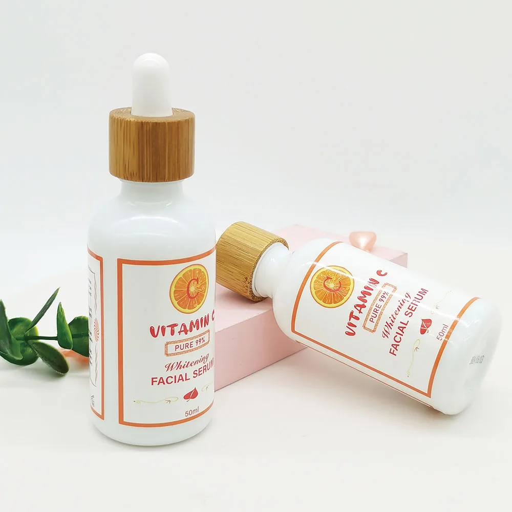 

Vitamin C Pure 99% Whitening Facial Serum Coconut Oil Nourishing Hydration Forearm Strengthening Anti-wrinkle 50ML