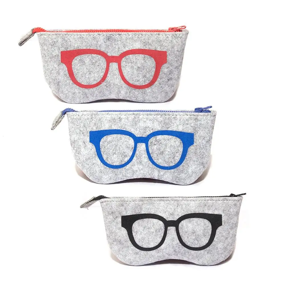 

soft felt fabric Glasses Case / Sunglasses Bag