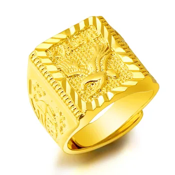 gold eagle ring photo