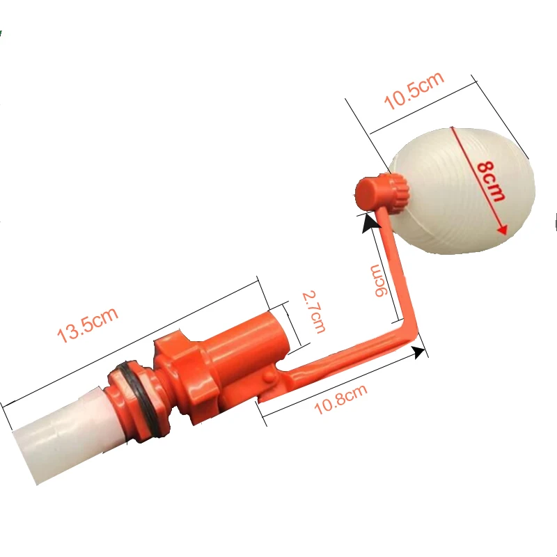 Small Plastic Float Valves Replacement For Cattle Horse Pig Water Bowl