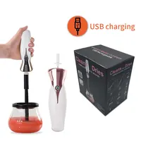 

2020 Amazon best seller electric USB makeup brush cleaner and dryer machine automatic makeup brush sets cleaner 2000mah battery