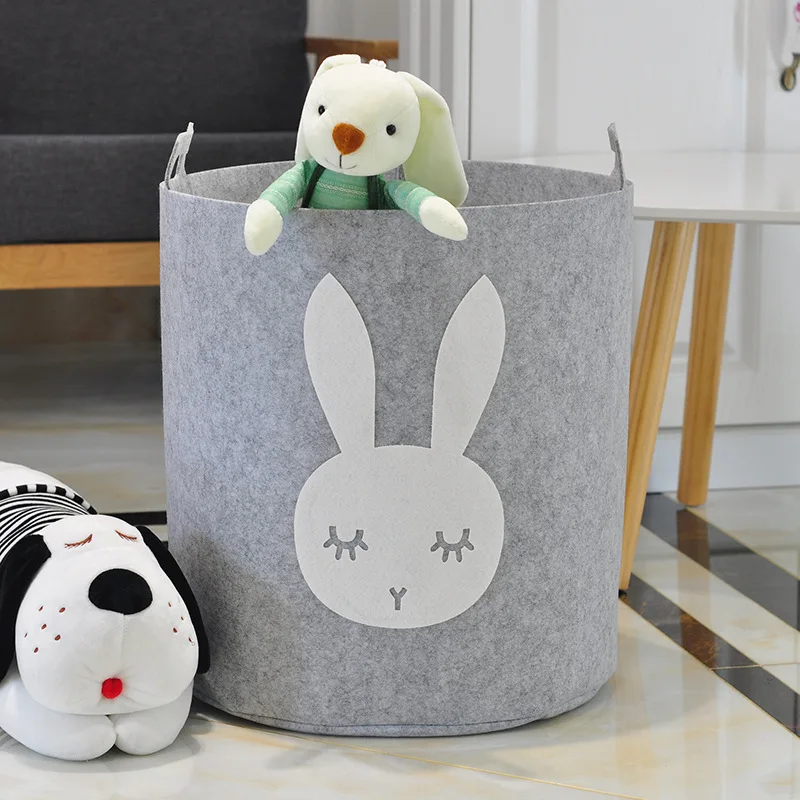 

Twinkle Custom Dirty Bucket Foldable Cartoon Toy Storage Basket For Soiled Clothes