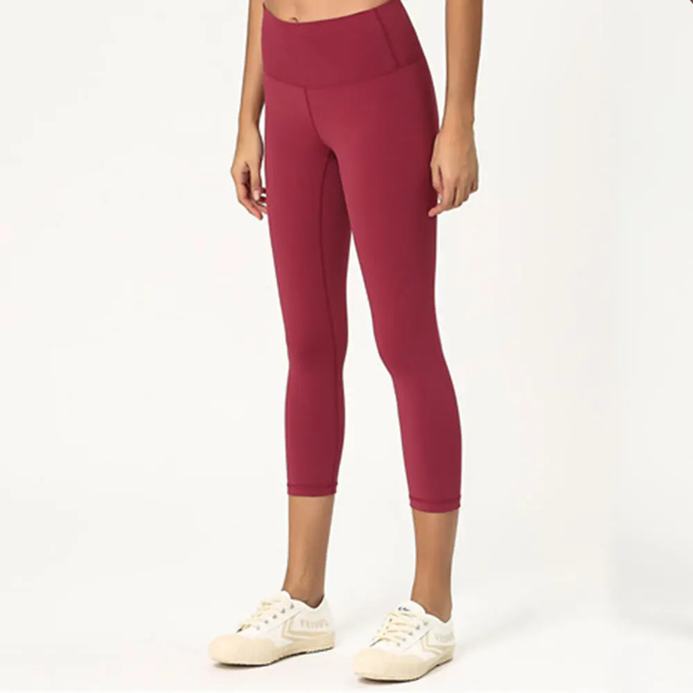 

Yoga Wear Gym Fitness Leggings with Pocket Casual Cropped Trousers Sport Yoga Pants Women, Customized colors