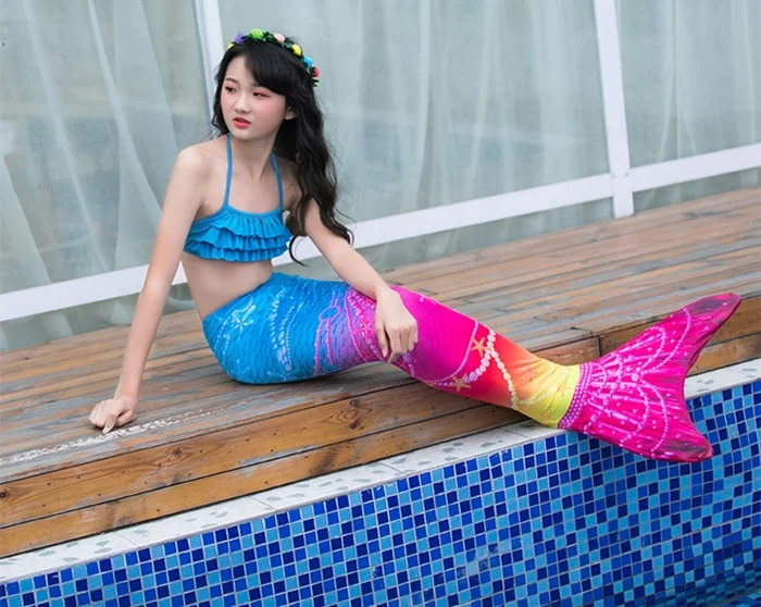 Kids mermaid tail for swimming