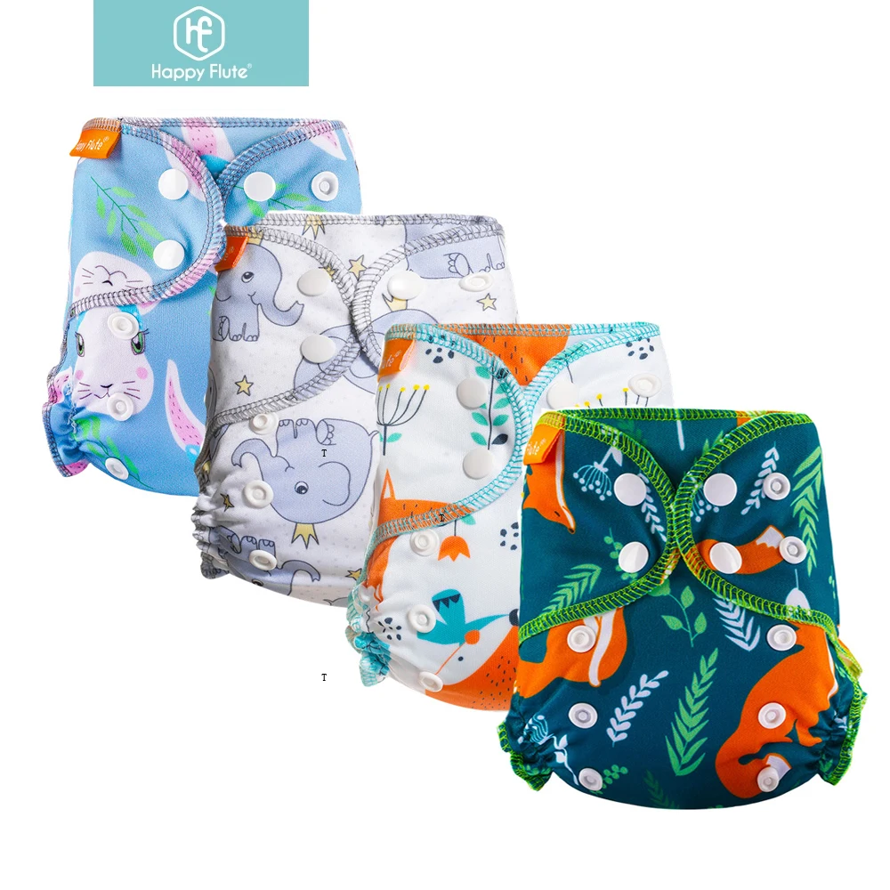 

Happy flute ecological diapers  bamboo baby cloth nappies reusable cloth diapers newborn