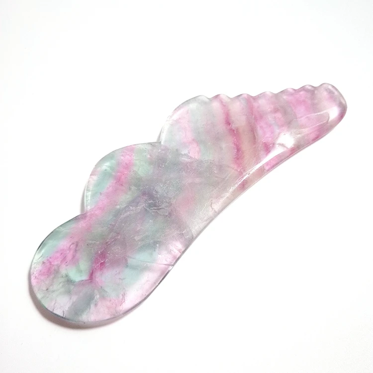 

2020 new arrival gua sha tools fluorite stone tool factory price heart shape guastone