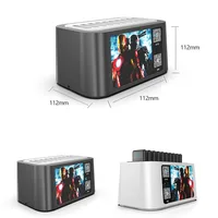 

2019 New arrived sharing power bank station with 10"lcd android screen, mobile phone charging station
