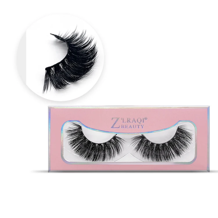 

Free sample Professional mink eyelashes handmade, Natural black