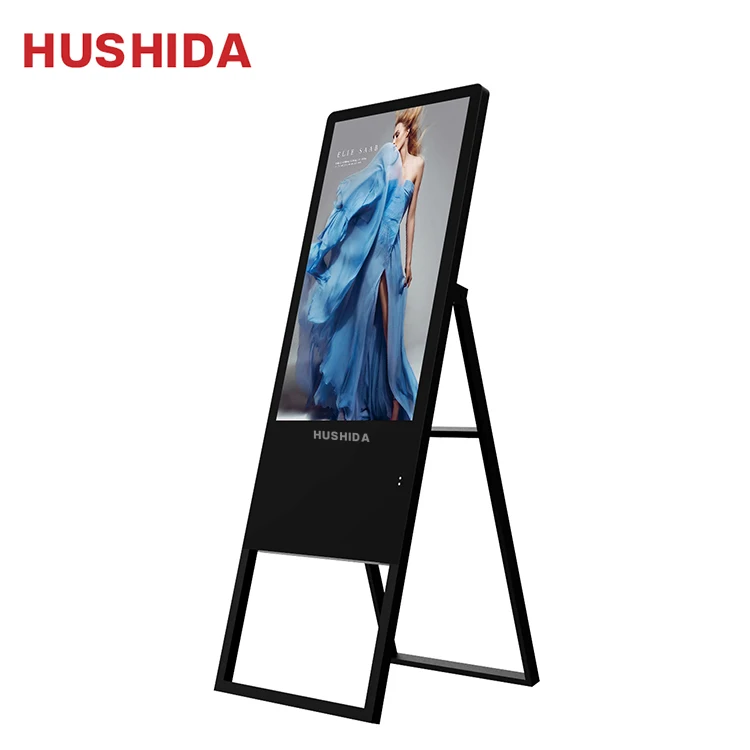 
43 inch lcd portable digital signage portable lcd digital display portable advertising display 
