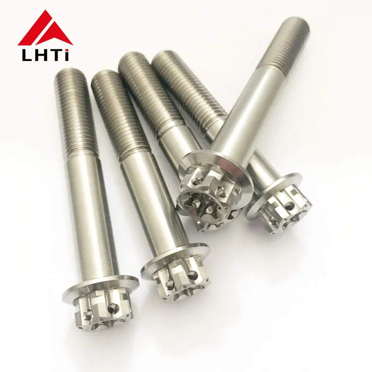 M8 gr5 Titanium torx Flange Bolts motorcycle racing fancy bolts