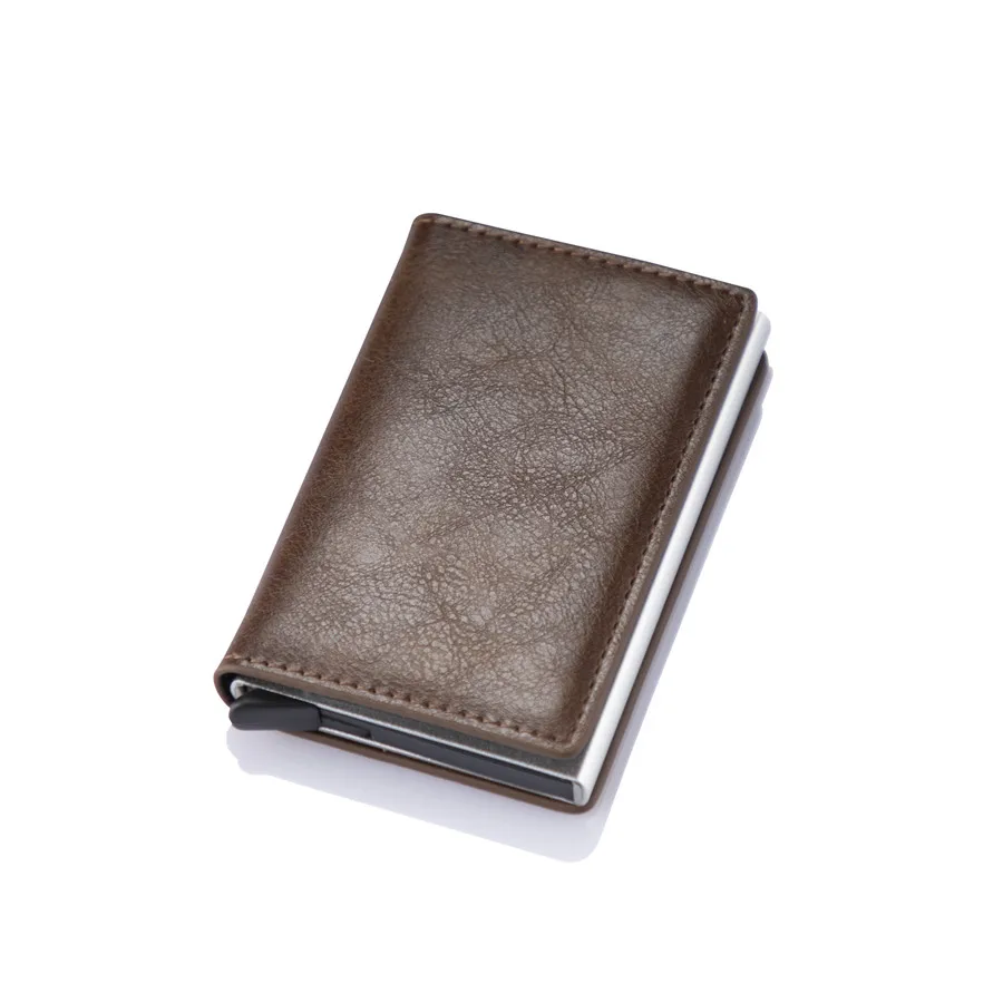 

wallet fiber carbon rfid blocking card holder with small pocket money clip for holding bank cards