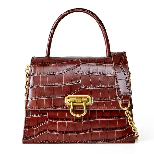 

WESTAL Hot sale samll tote fashion Crocodile pattern custom handbags designer famous brands luxury designer messenger bag