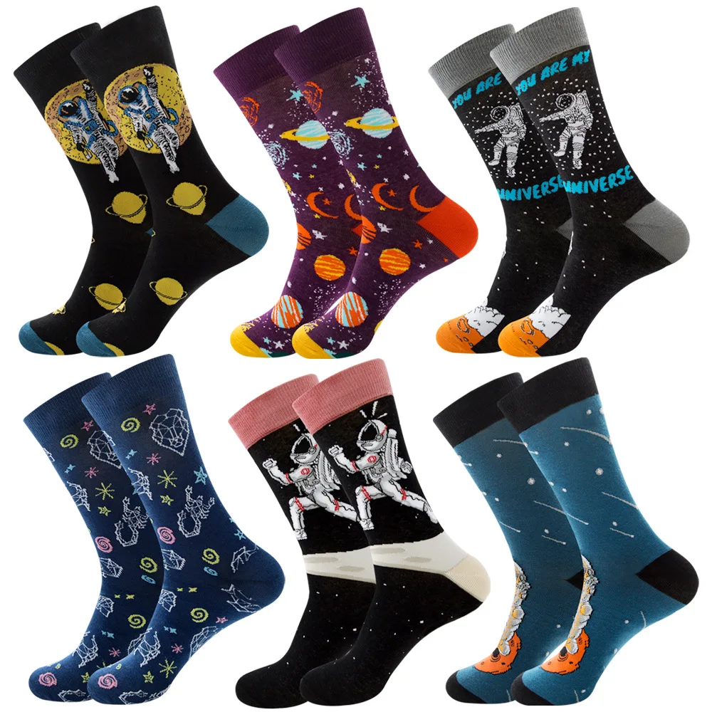 

Comlor OEM calzini in confezione regalo crew cartoon funny happy socks men socks in box happy socks custom, 13 colors
