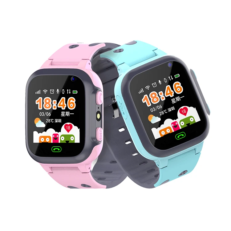 

Q16 smart watch LBS tracker SIM Card phone camera for children, Pink,blue