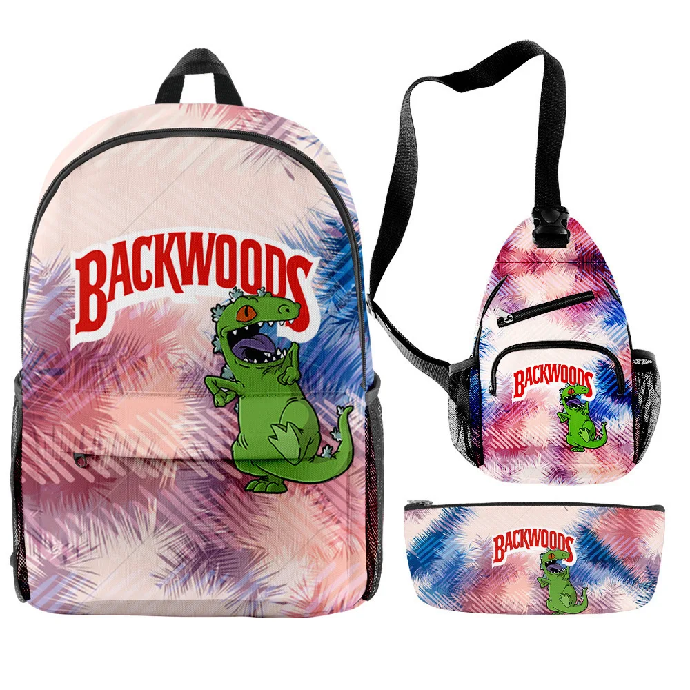 

Good Quality Kids School Backpack Set Backwoods Cartoon Design 3pcs/set Kids Backpack Shoulder Bag