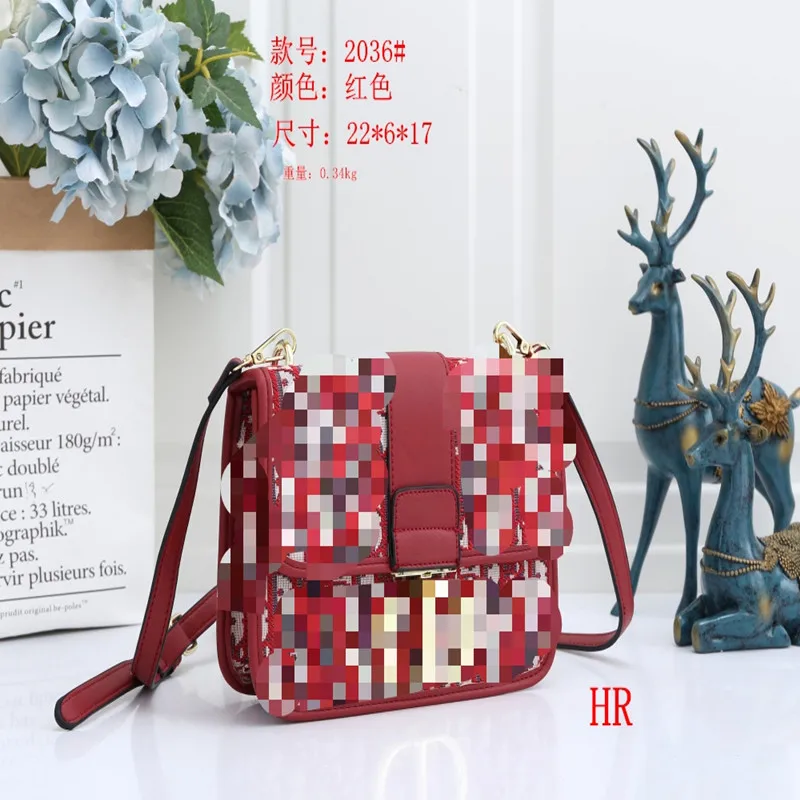 

2021 hot sale daily outdoor ladies designer popular luxury shopping Fashion printing bag, Black khaki green blue red or customized