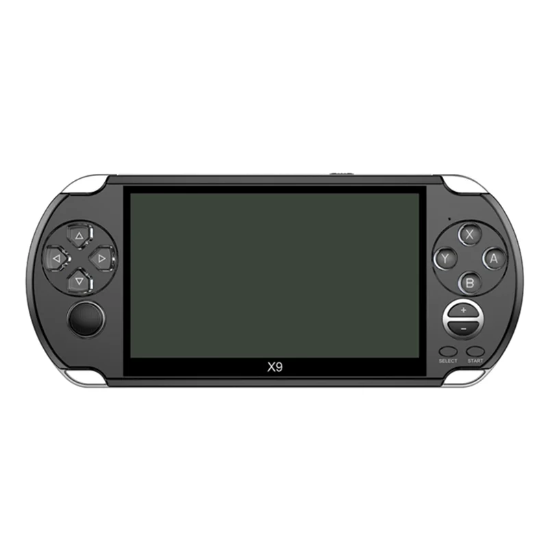 

5.1" Large Screen X9 Gamepad Plus 16GB Game Console Handheld Gaming Machine Portable Game Player, As picture