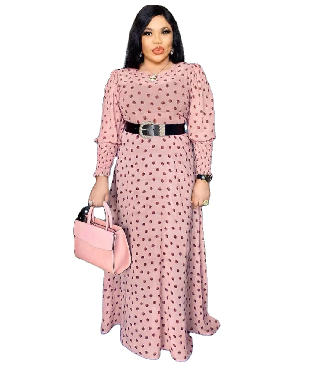 

H & D New Dashiki Dresses For Spring Long Sleeve Two Piece African Dress For Women