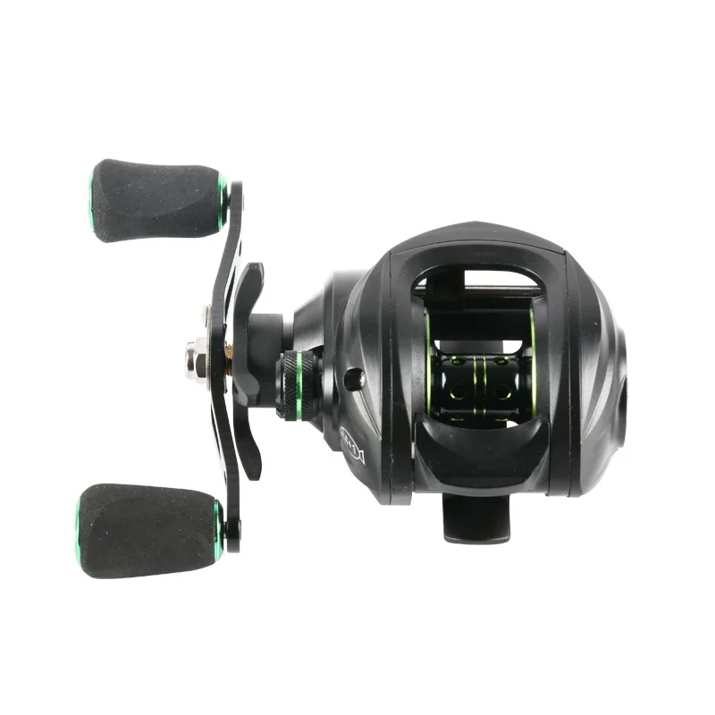 

Right/Left Hand metal spool Bait Casting Fishing Reel, Black/green