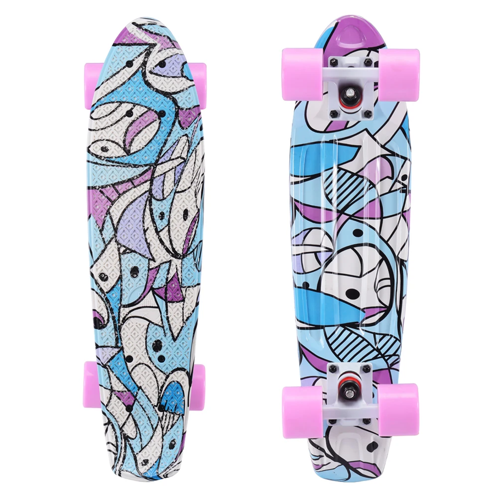 

2020 Penny Board 22 Inch Mini Retro Cruiser Plastic Skateboard For Boys And Girls