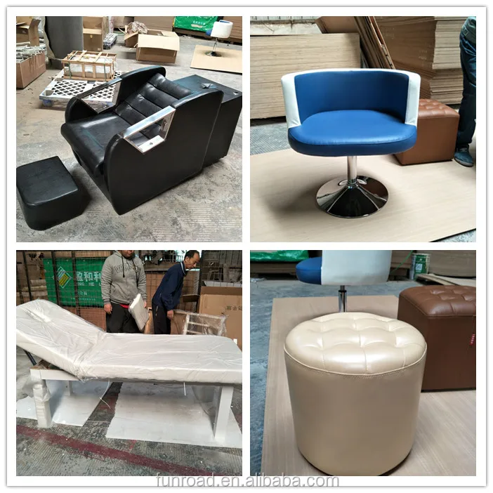 Luxury Hair Salon Interior Store Design Full Set Nail Store Display