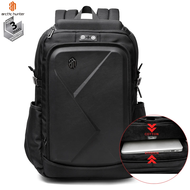 

Arctic Hunter 2020 New 17 Inch Antitheft Laptop Backpack For Men100% Waterproof Laptop Backpack, Black,dark grey,dark blue