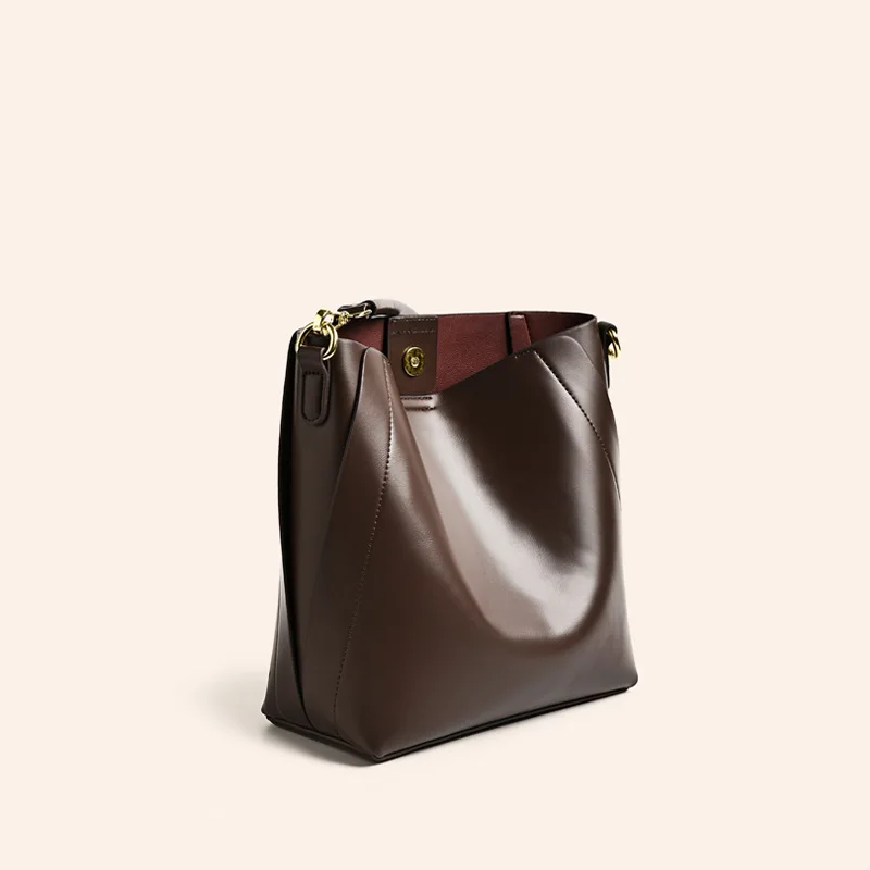 

Fashionable Large-capacity 2021 Bucket Bag Is Suitable For The New All-match Single-shoulder Messenger Bag Out Of The Street