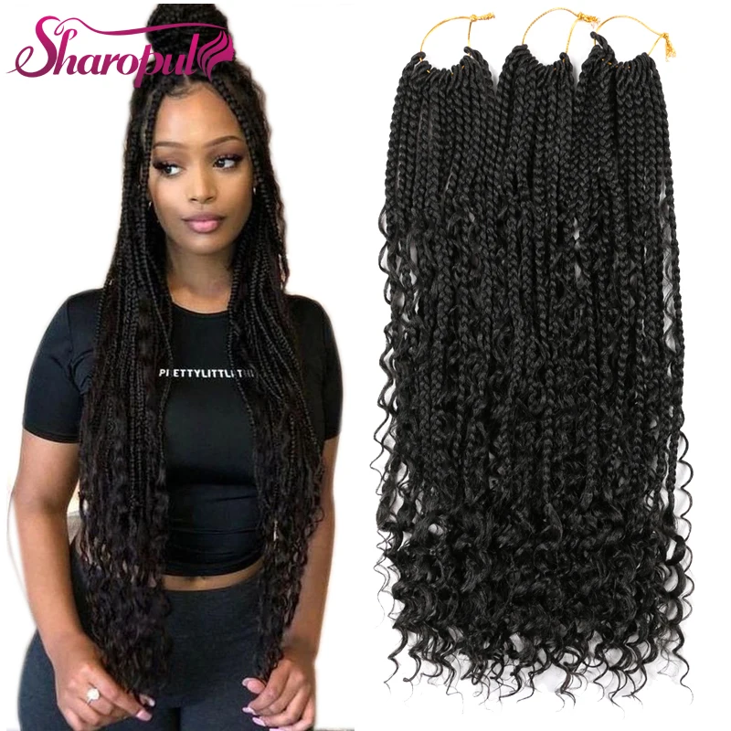 Bulk Braiding Extension High Temperature Fiber 20inch African 3x Messy Box Braids America Attachment Crochet Braid for Women
