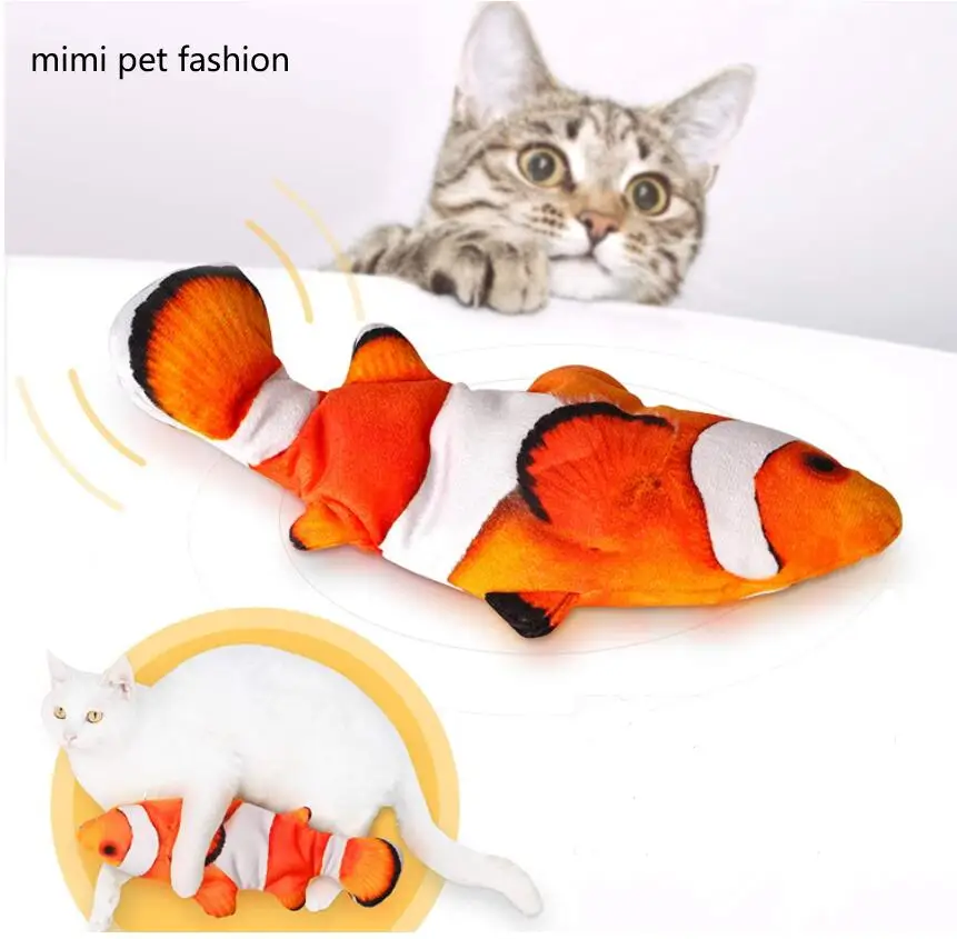 

Animated plush fish toys new plush electric pet toys for dog cat,dog chew toy, As pic