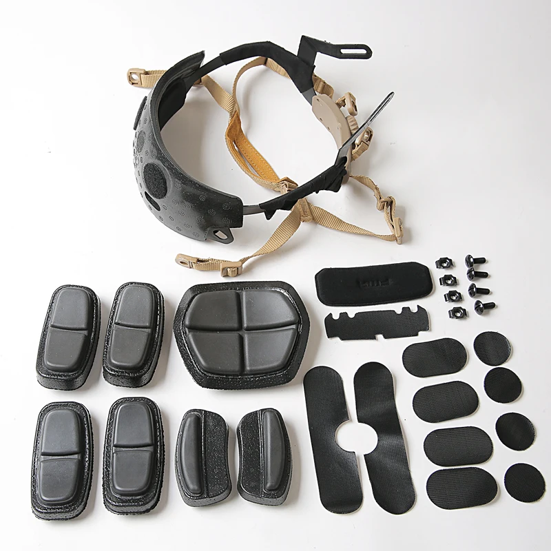 
Plastic Adjustable ACH Fast Band Knob Occ dial Helmet Liner Kit 