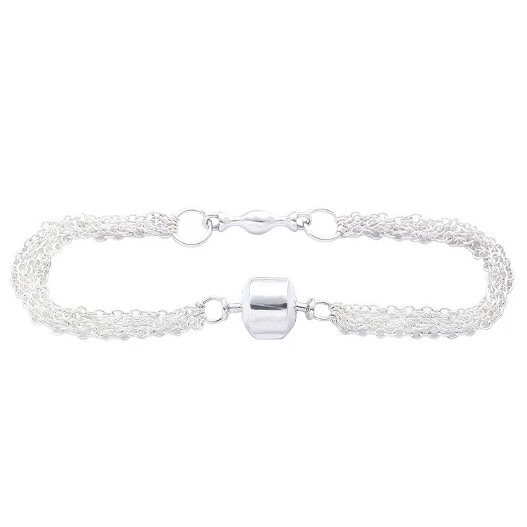 

Hot sale Silver chain charm bracelets beads diy for pandora beads