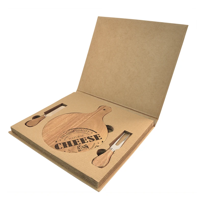 
Mini Small Cheese Board and Knife Set Charcuterie Platter Serving Tray 