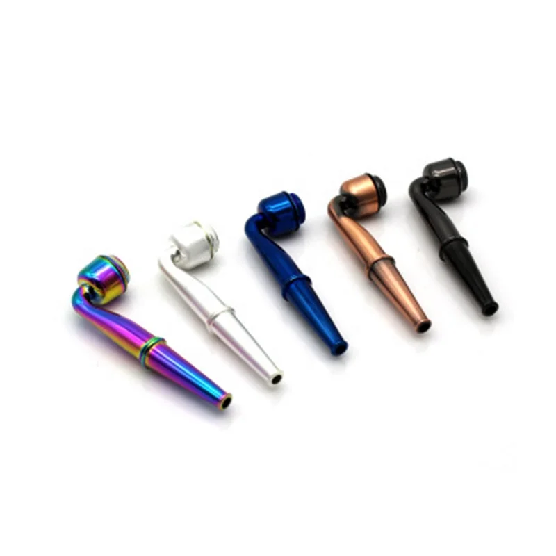 

Metal Covered Portable Detachable Tobacco Pipe, Blue/gray/sliver/colorful