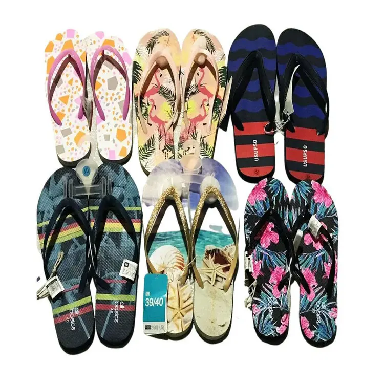 

0.38 Dollar FLX024 Wholesale Ready Stock Adult men and ladies home slippers with different styles