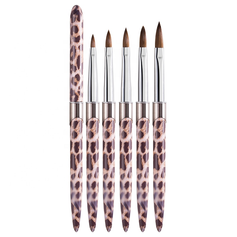 

GUYO Leopard Grain 100% Kolinsky Acrylic Nail Brush, Customized color
