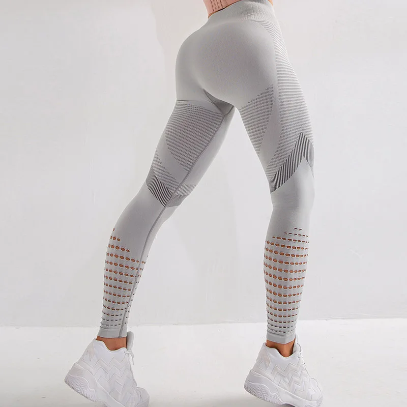 

Ladies Athletic Tracksuit Stretch Sweat Tights Jogging Nylon Yoga Leggings High Waist Gym Wear Sports Pants Women mvg pts