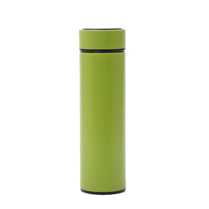 

Mikenda 500ml Double Walled Leak Proof Smart Water Bottle, Keep Drink Hot & Cold vacuum flask, Mix