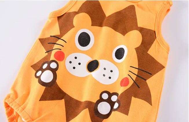 纯棉无袖背心月-月婴儿衣服