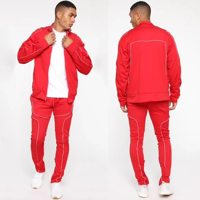 

Wholesale custom male sweatshirt suits fashion design sports wear joggers sets mens tracksuits, Custom color