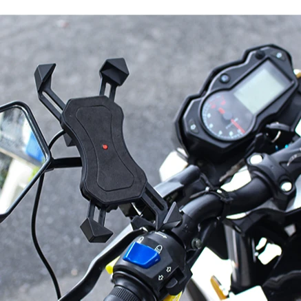 

Universal Motorcycle Phone Holder Waterproof Fast Lock Phone Stand