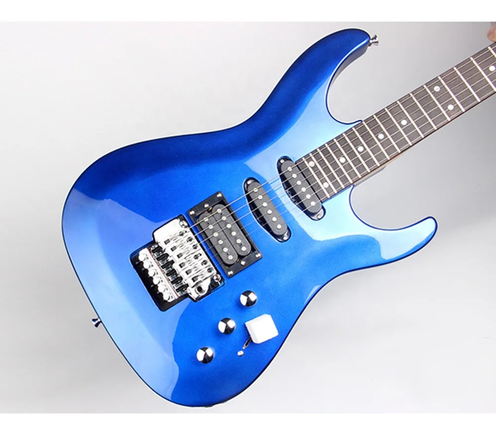 

BX-GF2(91F) Wholesale Babson Hot Selling Bule And Black Electric Guitar Musical Instruments Jazz China Manufacturer