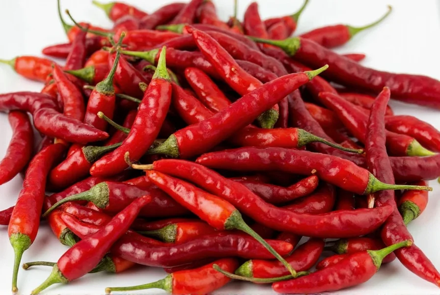 Collection of spices including guajillo pica chilies